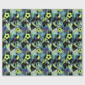 サッカースポーツボール ラッピングペーパー (フラット)