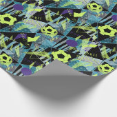 サッカースポーツボール ラッピングペーパー (角)