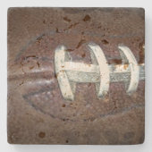 サッカースポーツ写真 ストーンコースター (正面)