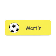 サッカースポーツ名キッズラベル