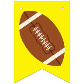 サッカースポーツ誕生日パーティーピンク バンティングフラッグ (第1の旗)