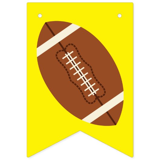 サッカースポーツ誕生日パーティーピンク バンティングフラッグ (第1の旗)