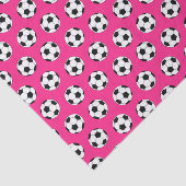 サッカースポーツ誕生日パーティーピンク 薄葉紙 (詳細)