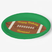 サッカースポーツ誕生日パーティー ペーパープレート (アングル)