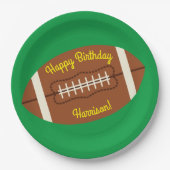 サッカースポーツ誕生日パーティー ペーパープレート (正面)