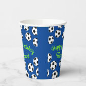 サッカースポーツ誕生日会 紙コップ (左)