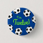 サッカースポーツ誕生日会 缶バッジ (正面)