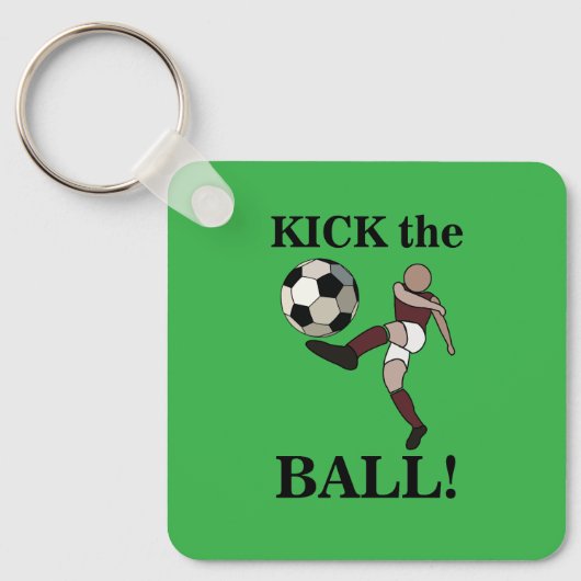 サッカースポーツ選手コーチファン キーホルダー (正面)
