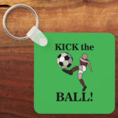 サッカースポーツ選手コーチファン キーホルダー (正面)