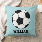 サッカースポーツ選手名前をカスタムする クッション (ブランケット)