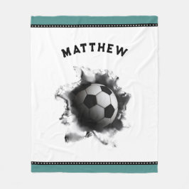 サッカースポーツ フリースブランケット