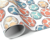 サッカースポーツ ラッピングペーパー (ロールコーナー)