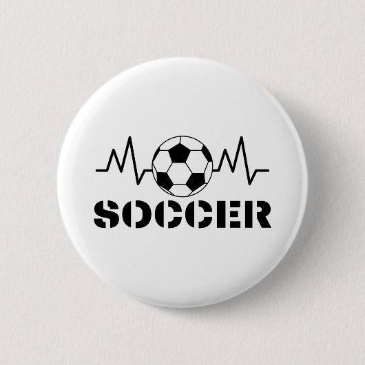 サッカースポーツ 缶バッジ (正面)