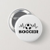 サッカースポーツ 缶バッジ (正面&裏面)