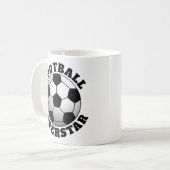 サッカースーパースタースポーツ コーヒーマグカップ (正面左)