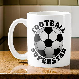 サッカースーパースタースポーツ コーヒーマグカップ