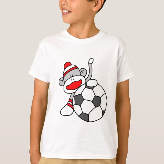 サッカーソックモンキー Tシャツ (正面)