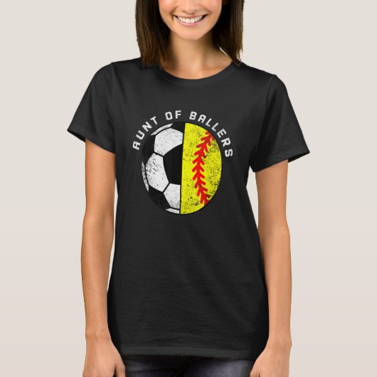サッカーソフトボールおばさん Tシャツ (正面)