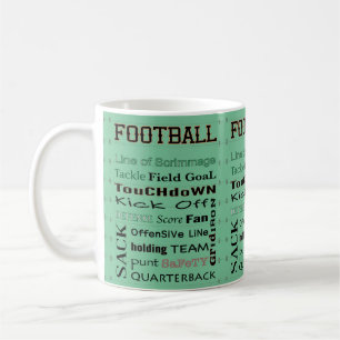 サッカータイポグラフィコーヒーマグ コーヒーマグカップ