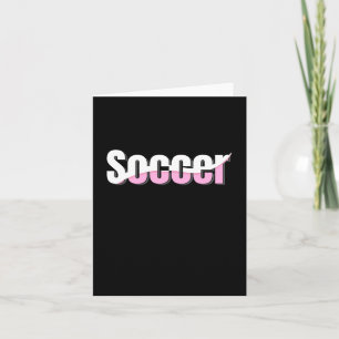 サッカータイポグラフィモダンアート抽象芸術スウィッシュ カード