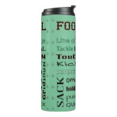 サッカータイポグラフィ タンブラー (回転左)