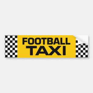 サッカータクシー バンパーステッカー