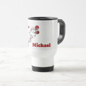 サッカータンブラー トラベルマグ (正面右)