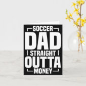 サッカーダッド4Tシャツ カード (黄色い花)