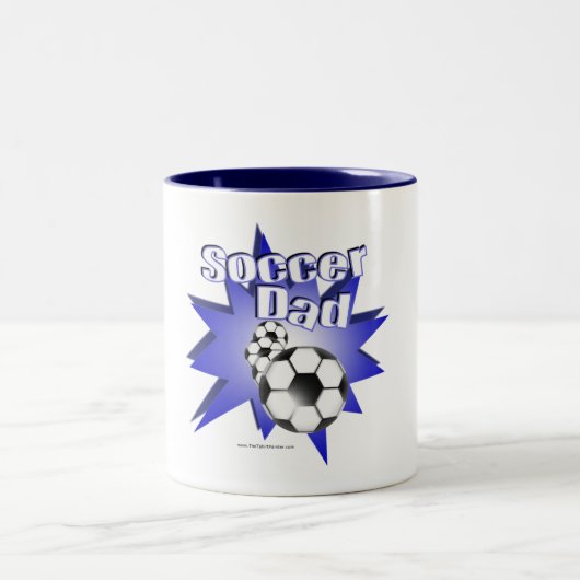 サッカーダッド ツートーンマグカップ (中央)