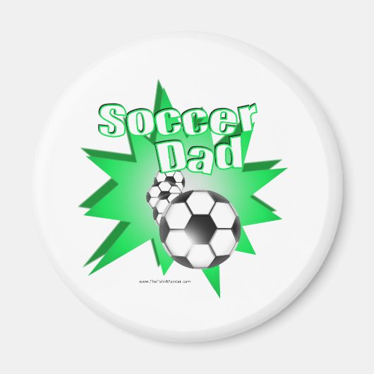 サッカーダッド マグネット (正面)