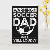 サッカーダッド _7  カード (黄色い花)