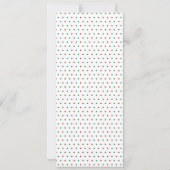 サッカーチケットジェンダーが赤ちゃんシャワーを明かす 招待状 (裏面)