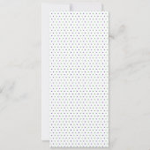 サッカーチケットジェンダーが赤ちゃんシャワーを明かす 招待状 (裏面)