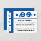 サッカーチケット結婚の情報 エンクロージャーカード (正面/裏面)