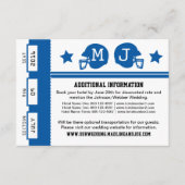 サッカーチケット結婚の情報 エンクロージャーカード (正面)