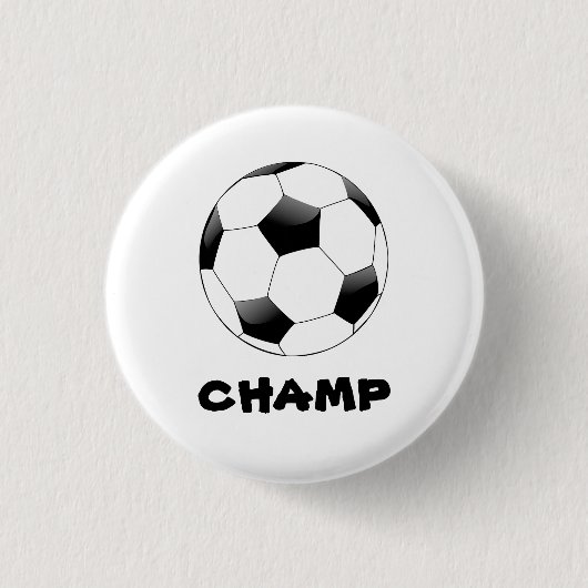 サッカーチャンプバッジ 缶バッジ (正面)