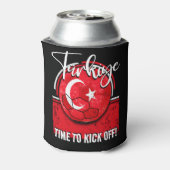 サッカーチューキエ国旗、ターキッシュスポーツファン 缶クーラー (缶裏面)