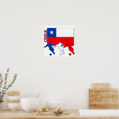 サッカーチリ ポスター (キッチン)