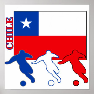 サッカーチリ ポスター
