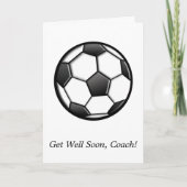 サッカーチームからコーチを引き取る カード (正面)