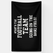 サッカーチームがバンドで何をしているか 横断幕 (縦)