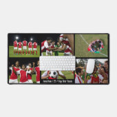サッカーチームが画像をパーソナライズするサッカースポーツ デスクマット (キーボード&マウス)