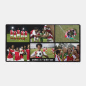 サッカーチームが画像をパーソナライズするサッカースポーツ デスクマット (正面)