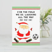 サッカーチームのクリスマス シーズンカード (スタンド正面)