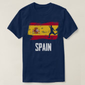 サッカーチームのススペインのペイン国旗の男スペインの性 Tシャツ (デザイン正面)