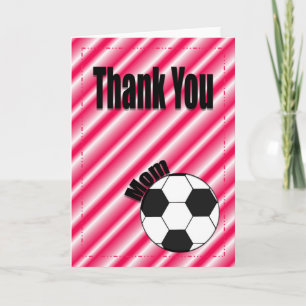 サッカーチームのママへ感謝のカード サンキューカード