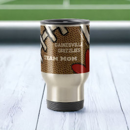 サッカーチームのママパーソナライズされたギフト トラベルマグ