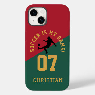 サッカーチームのユニフォームナンバー デザイン Case-Mate iPhone 14ケース