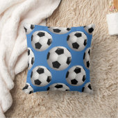 サッカーチームのリバーシパーソナライズされたブル クッション (ブランケット)