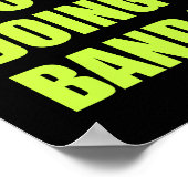 サッカーチームは何をしている？学校のバンドユーモア ポスター (角)